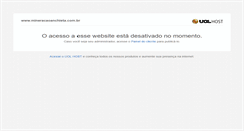 Desktop Screenshot of mineracaoanchieta.com.br