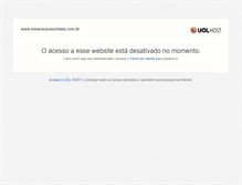 Tablet Screenshot of mineracaoanchieta.com.br